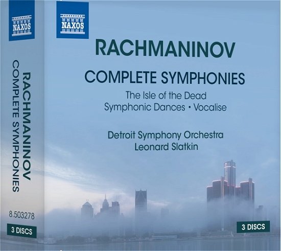 Cover for Detroit Symphony Orchestra / Leonard Slatkin · Rachmaninov: Complete Symphonies (CD) (2023)
