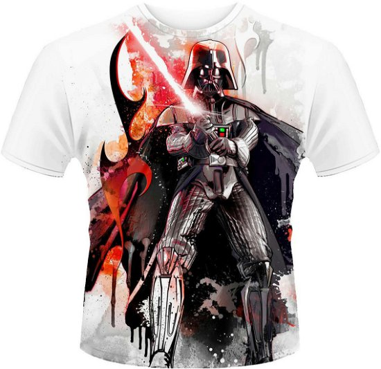 Cover for Star Wars · Star Wars =t-shirt= - Vader White / stencil (Spielzeug) [size XXL]