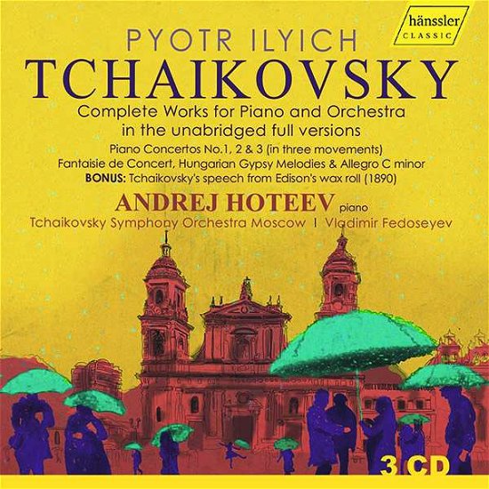 Cover for Tchaikovsky Symphony Orchestra Moscow · Peter Llyich Tchaikovsky: Complete Works For Piano And Orchestra (CD) (2021)