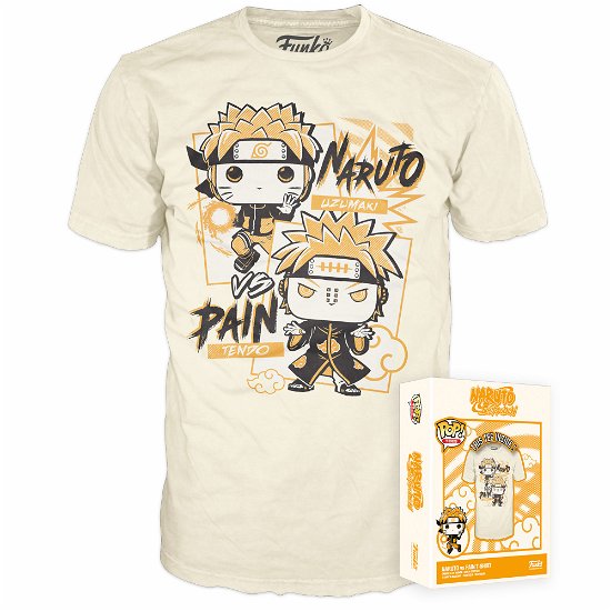 Funko Boxed Tee: Naruto Shippuden - Naruto Vs Pain T-shirt - Funko - Fanituote - Funko - 0889698728836 - sunnuntai 10. joulukuuta 2023