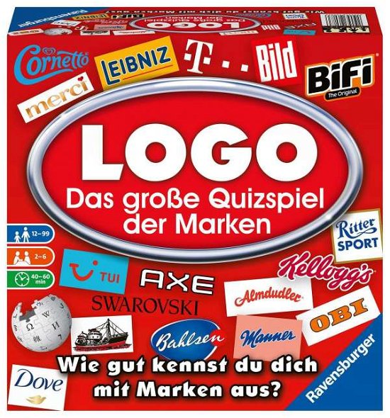Cover for Ravensburger · 26083 - Logo - Das Große Quizspiel Der Marken - Deutsch Version (Legetøj) (2020)