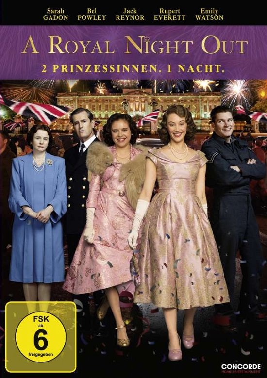Cover for Sarah Gadon / Bel Powley · A Royal Night Out-2 Prinzessinnen.1 Nacht (DVD) (2016)