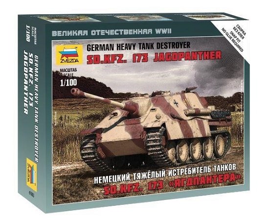 Sd.kfz.173 Jagdpanther 1:100 - Zvezda - Merchandise - Zvezda - 4600327061836 - 