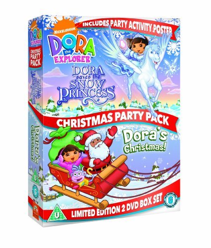 Cover for Dora The Explorer Doras Christmas Party Pack (DVD) (2009)