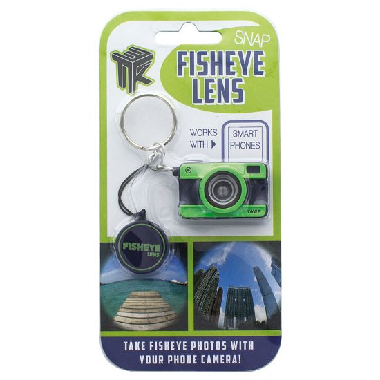 Paladone: T3k - Snap Fisheye Lens (Lente Fotografica Per Smartphone) - T3k - Produtos - Paladone - 5032331042836 - 
