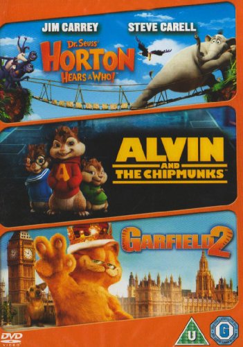 Horton Hears A Who! / Alvin And The Chipmunks / Garfie - (UK-Version evtl. keine dt. Sprache) - Films - Fox - 5039036041836 - 8 juin 2009