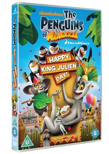 Cover for The Penguins of Madagascar  Happy King Julien Day · The Penguins of Madagascar - Happy King Julien Day (DVD) (2023)
