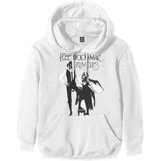 Fleetwood Mac Unisex Pullover Hoodie: Rumours (White) - Fleetwood Mac - Merchandise -  - 5056561018836 - January 28, 2022