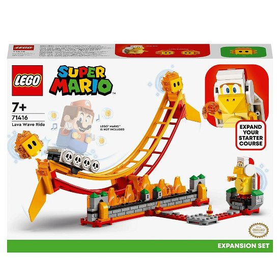 Lego Super Mario 71416 Uitbreidingsset: Rit Over Lavagolven - Lego - Koopwaar -  - 5702017399836 - 