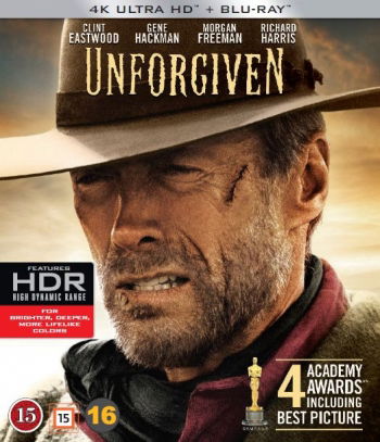 Unforgiven - Clint Eastwood / Morgan Freeman / Gene Hackman - Elokuva - WARNER - 7340112739836 - torstai 6. heinäkuuta 2017