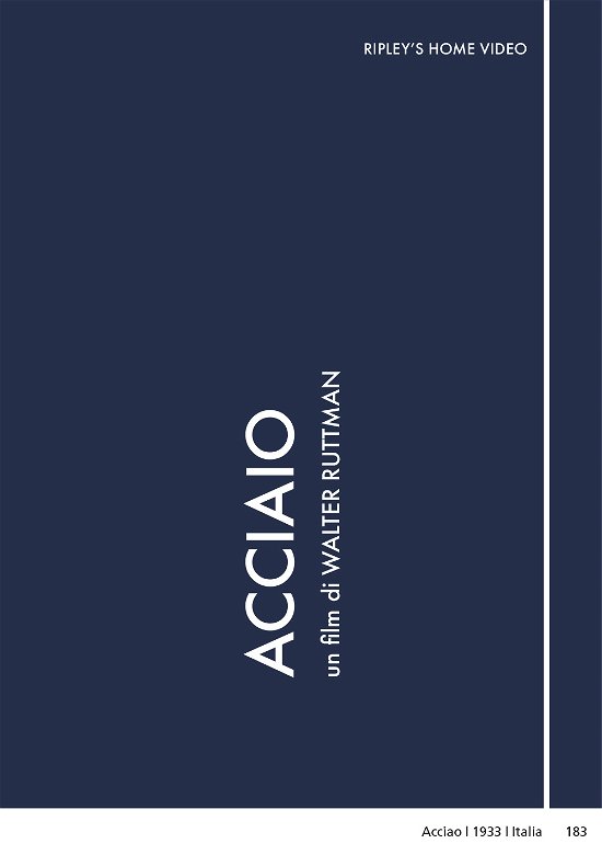 Cover for Acciaio (DVD) (2022)