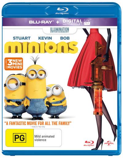 Cover for Minions (Blu-ray/ Ultraviolet) (Blu-Ray) (2015)