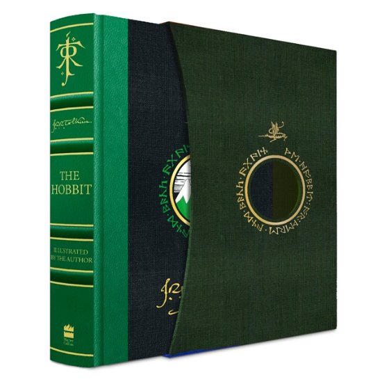 Cover for J. R. R. Tolkien · The Hobbit: Illustrated by the Author (Hardcover Book) [Illustrated Deluxe edition] (2023)