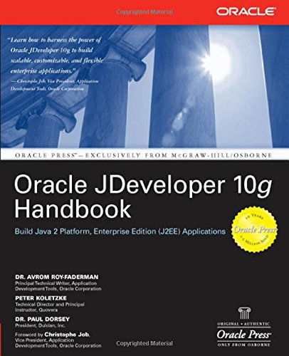 Cover for Avrom Roy-Faderman · Oracle JDeveloper 10g Handbook (Paperback Book) [Ed edition] (2004)