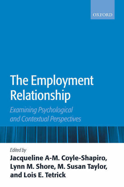 Cover for Jacqu Coyle-shapiro · The Employment Relationship: Examining Psychological and Contextual Perspectives (Paperback Book) (2005)