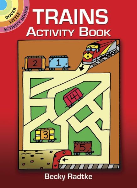 Cover for Becky Radtke · Trains Activity Book - Little Activity Books (MERCH) (2008)