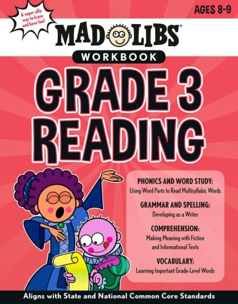 Cover for Wiley Blevins · Mad Libs Workbook: Grade 3 Reading - Mad Libs Workbooks (Paperback Book) (2021)