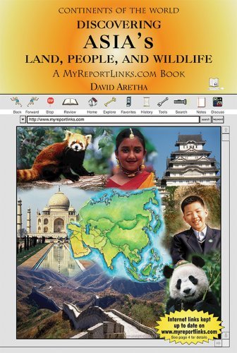 Cover for David Aretha · Discovering Asia's Land, People, and Wildlife: a Myreportlinks.com Book (Continents of the World) (Gebundenes Buch) (2004)