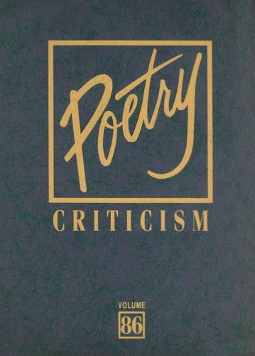 Cover for Michelle Lee · Poetry Criticism (Hardcover Book) (2008)