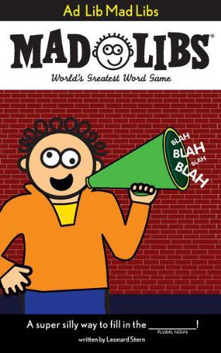 Ad Lib Mad Libs - Mad Libs - Roger Price - Bücher - Penguin Putnam Inc - 9780843198836 - 10. November 2011