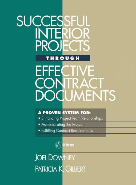 Cover for Joel Downey · Successful Interior Projects Through Effective Contract Documents - RSMeans (Hardcover Book) (1995)