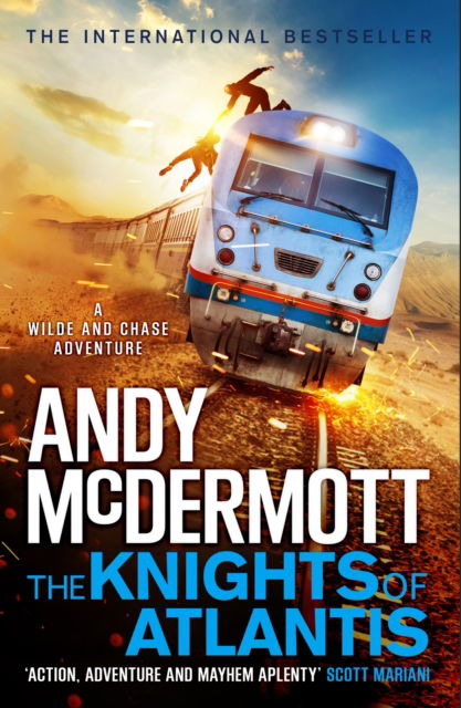 Cover for Andy McDermott · The Knights of Atlantis (Wilde / Chase 17) - Wilde / Chase (Hardcover Book) (2023)