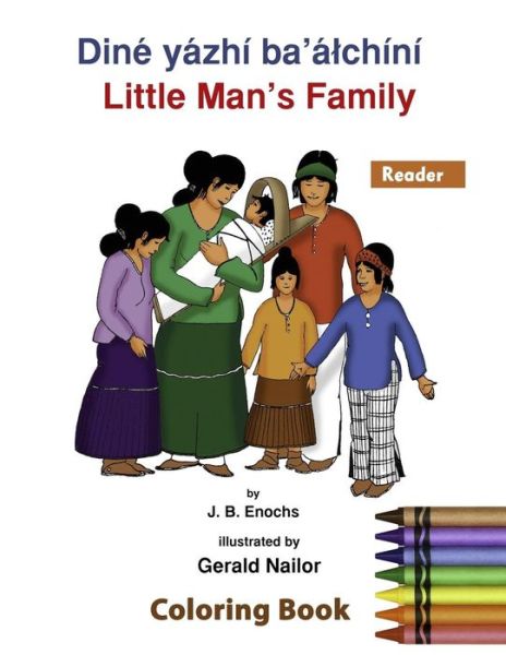 Cover for J B Enochs · Little Man's Family Coloring Book: the Reader (Paperback Book) (2015)