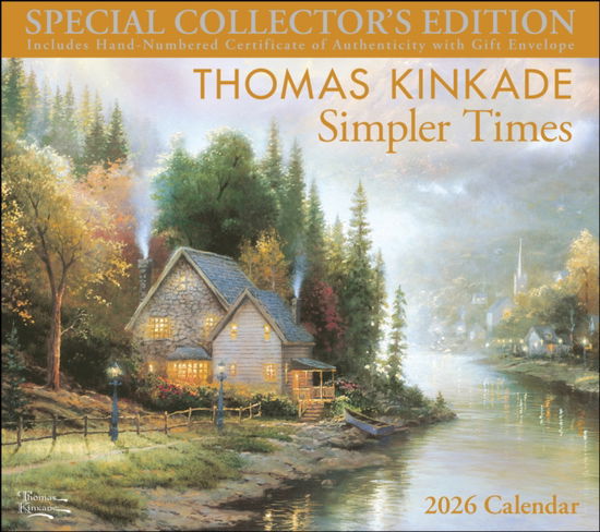 Thomas Kinkade Special Collector's Edition 2026 Deluxe Wall Calendar with Print - Thomas Kinkade - Merchandise - Andrews McMeel Publishing - 9781524896836 - August 12, 2025