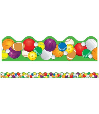 Sports Balls Scalloped Borders - Carson-Dellosa Publishing - Książki - Carson Dellosa Education - 9781600224836 - 11 marca 1999