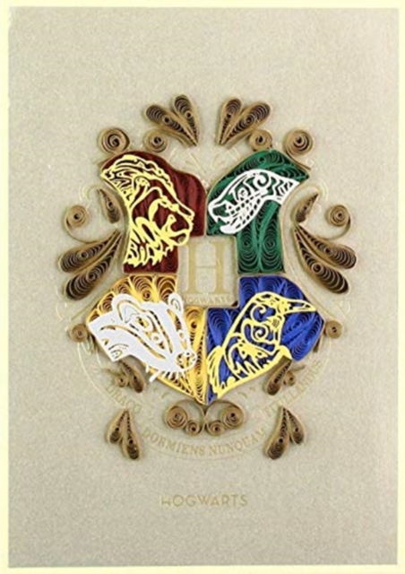 Harry Potter: Hogwarts Crest Quilled Card - Insight Editions - Bøger - Insight Editions - 9781682983836 - 8. november 2018