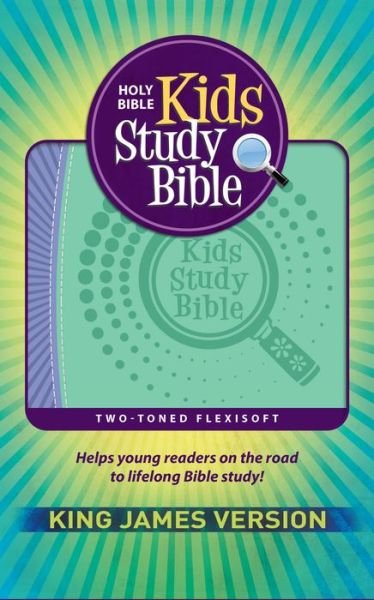 Cover for Hendrickson Publishers · KJV Kids Study Bible Flex Purple and Green Imprintable (Genuine Leather) (Leather Book) (2020)