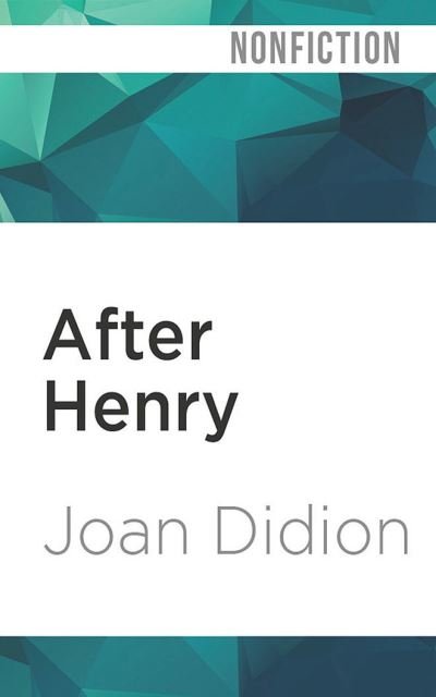 Cover for Joan Didion · After Henry (CD) (2022)