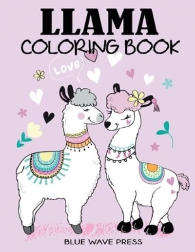 Cover for Blue Wave Press · Llama Coloring Book (Pocketbok) (2019)