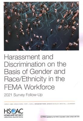 Cover for Carra S. Sims · Harassment and Discrimination on the Basis of Gender and Race / Ethnicity in the FEMA Workforce (Book) (2022)