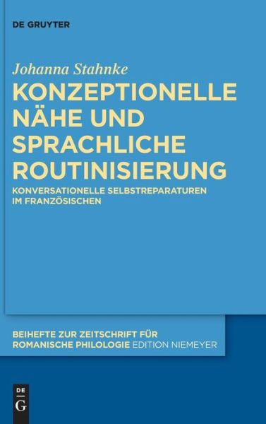 Cover for Stahnke · Konzeptionelle Nähe und sprachl (Buch) (2017)