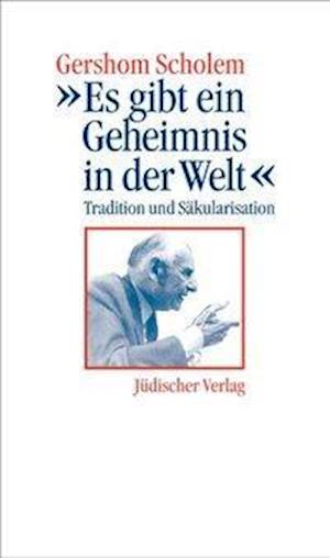 Cover for Gershom Scholem · Es Gibt E.geheimnis In.welt (Buch)