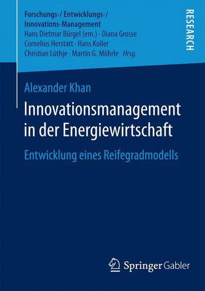 Cover for Khan · Innovationsmanagement in der Energ (Bog) (2016)