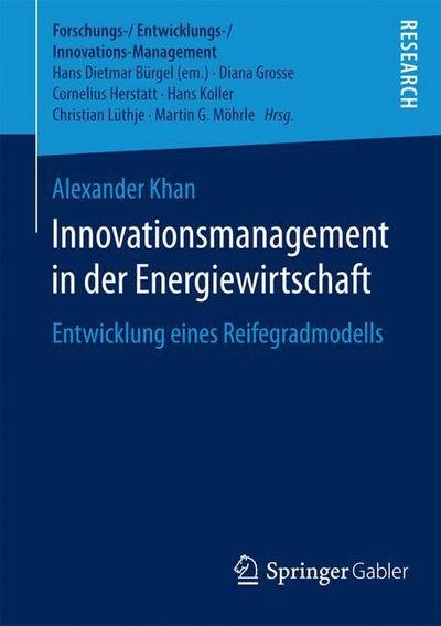 Cover for Khan · Innovationsmanagement in der Energ (Bog) (2016)