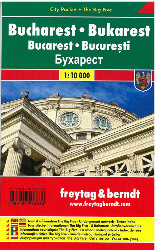 Cover for Freytag &amp; Berndt · Bucharest City Pocket + the Big Five Waterproof 1:10 000 (Map) (2017)