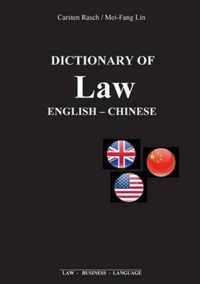Cover for Carsten Rasch · Dictionary of Law (Paperback Book) (2015)