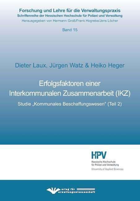 Cover for Heger · Erfolgsfaktoren einer Interkommun (Buch)