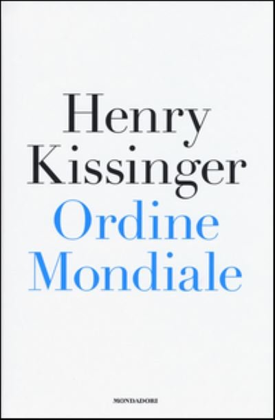 Cover for Henry Kissinger · Ordine mondiale (Hardcover bog) (2015)