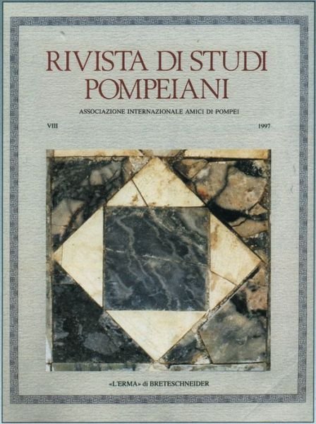 Cover for Aa. Vv. · Rivista Di Studi Pompeiani 8/1997 (Paperback Book) [Italian edition] (1999)
