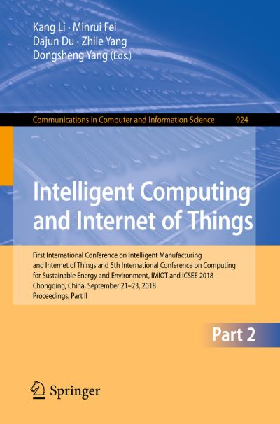 Cover for Intelligent Computing and Internet of Things (Book) [1st ed. 2018 edition] (2018)