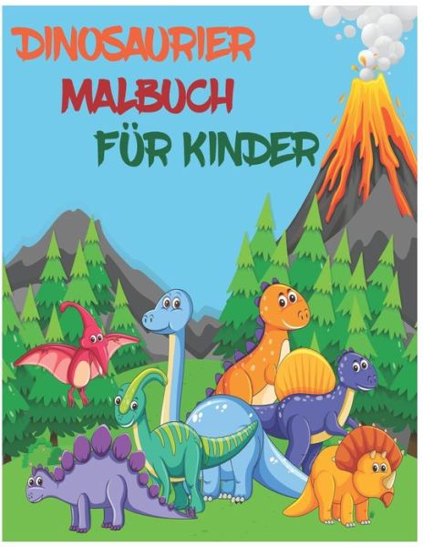 Cover for Farbbuch Publishing · Dinosaurier Malbuch Für Kinder (Paperback Book) (2021)