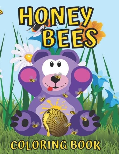 Cover for Kuyoh Designs · Honey Bee Coloring Book (Paperback Bog) (2021)