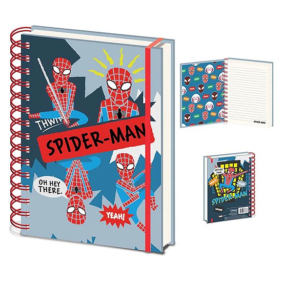 Cover for Marvel: Spider · Marvel (Spider-Man Sketch) A5 Wiro Notebook (Paperback Book) (2023)