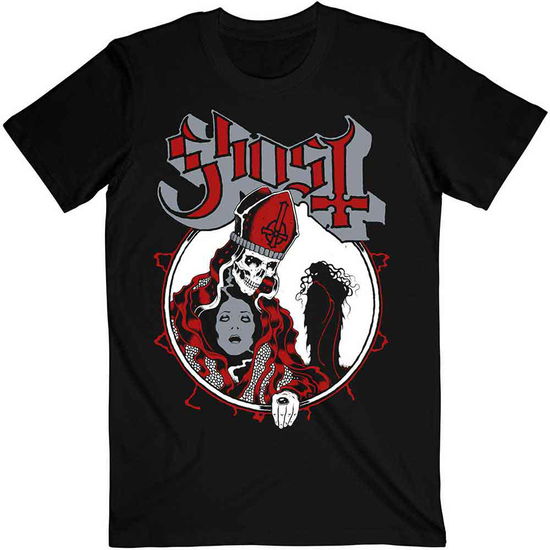 Ghost Unisex T-Shirt: Hi-Red Possession - Ghost - Produtos - Global - Apparel - 5055295364837 - 