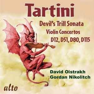 Cover for David Oistrakh / Gordan Nikolitch · Tartini: The Devils Trill Plus Four Violin Concertos D12. D15. D80. D115 (CD) (2015)