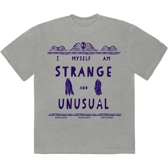 Cover for Beetlejuice · Beetlejuice Unisex T-Shirt: Strange &amp; Unusual (T-shirt) [size M]